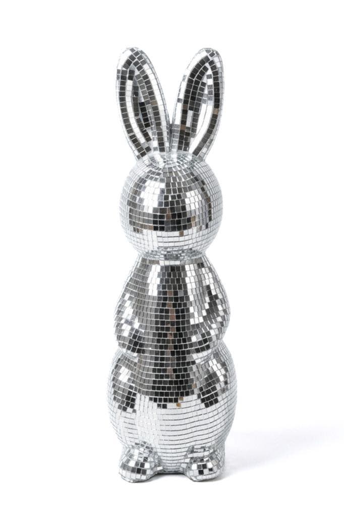 Paashaas Discobal 38 cm Spiegeltjes Groot Beeld Pasen Disco, Hobby & Loisirs créatifs, Articles de fête, Enlèvement ou Envoi