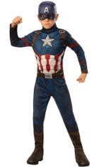Captain America Kostuum Kind Blauw, Kinderen en Baby's, Carnavalskleding en Verkleedspullen, Verzenden, Nieuw