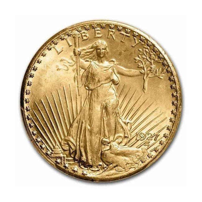 Verenigde Staten. 20 Dollars 1927 $20 USD American, Timbres & Monnaies, Métaux nobles & Lingots