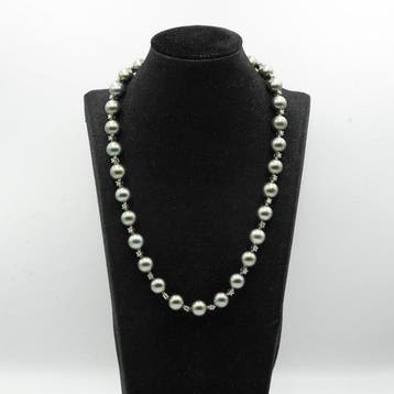 Chaîne - 18 carats Or blanc Perle, Bijoux, Sacs & Beauté