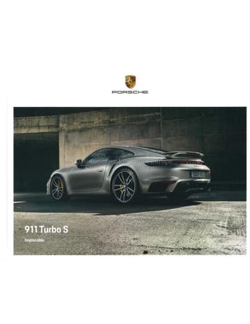 2020 PORSCHE 911 TURBO S HARDCOVER BROCHURE FRANS, Ophalen of Verzenden