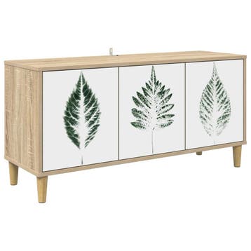 vidaXL Tv-meubel HANAU 102 x 33 x 50 cm Sonoma Bewerkt hout, Verzenden, Nieuw
