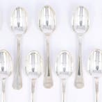 NO RESERVE - Christofle - Model: America - Mokkalepels /, Antiek en Kunst