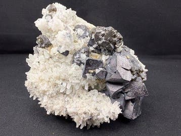 Galena variëteit Skeletal met Sphaleriet variëteit, Verzamelen, Mineralen en Fossielen
