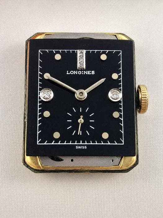 Longines Art Deco Tank - Zonder minimumprijs - Heren -, Bijoux, Sacs & Beauté, Montres | Anciennes | Antiquités