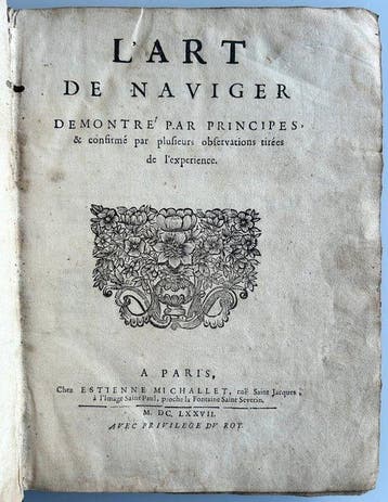 Dechales - LArt de Naviger - 1677