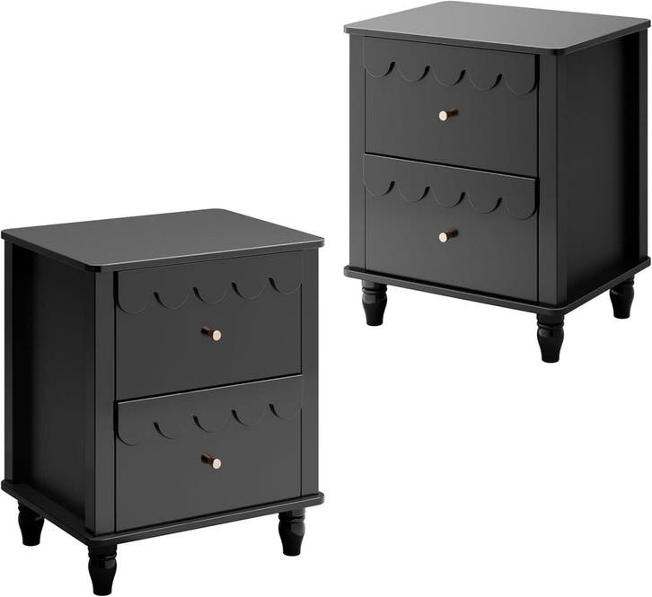 Nachtkastje set van 2 - Bijzettafel - Opbergkastje - 50x40x6, Maison & Meubles, Chambre à coucher | Tables de chevet, Envoi