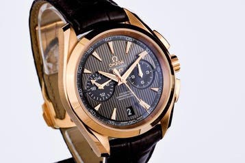 Omega - 18K Pink Gold Seamaster Aqua Terra GMT Co-Axial, Nieuw