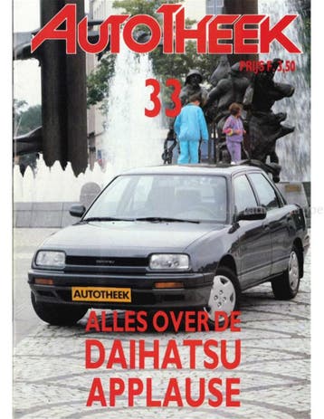 ALLES OVER DE DAIHSTU APPLAUSE, AUTOTHEEK 33, Boeken, Nieuw