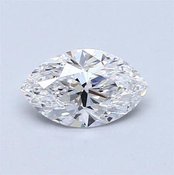 1 pcs Diamant (Natuurlijk) - 0.70 ct - Markies - D, Nieuw
