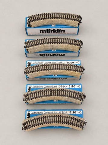 Märklin H0 - 5200; 5120 - Modeltreinsporen (50)