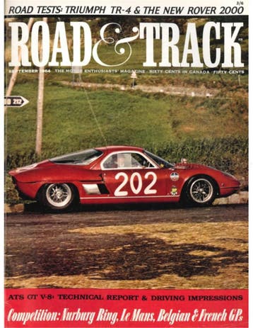 1964 ROAD AND TRACK MAGAZINE SEPTEMBER ENGELS, Nieuw