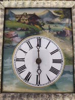 Régulateur à deux poids - Antique Bois, Émail - 1850-1900 -