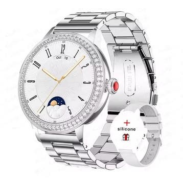 Diamant Smartwatch - Gezondheid Monitor Sport Tracker, Verzenden