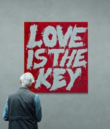 Jovan Srijemac (1962) - Love is the key - XXL, Antiek en Kunst