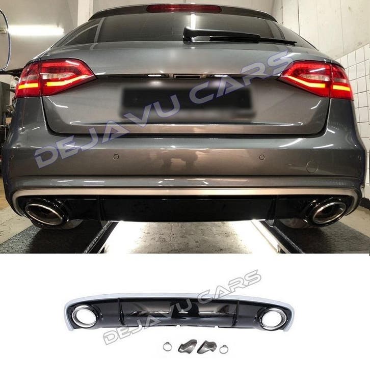 RS4 Look Diffuser voor Audi A4 B8.5, Autos : Divers, Tuning & Styling, Enlèvement ou Envoi