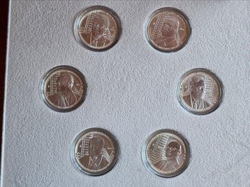 Griekenland. 6 Euro 2018 Distinguished Greek Economists (6