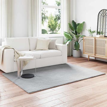 vidaXL Antislip vloerkleed van imitatie konijnenbont OLITE, Verzenden