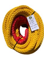 Yellow-Shark greyTouw 55 MTR 32 MM 1 Bekleed Oog BS 18 To..., Watersport en Boten, Verzenden, Nieuw