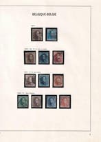 België 1849/1957 - Verzameling in DAVO-album, Gestempeld