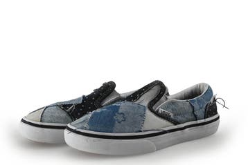 Vans Instappers Meisjes in maat 32 Blauw, Kinderen en Baby's, Jongen of Meisje, Schoenen, Zo goed als nieuw, Vans