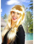 Jaren 70 pruik Beverly blond, Ophalen of Verzenden, Nieuw