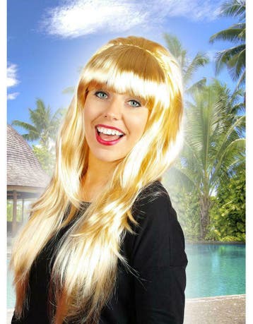 Jaren 70 pruik Beverly blond, Ophalen of Verzenden, Nieuw