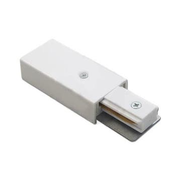 1-Fase Rails voedingsconnector | Power connector | Wit, Verzenden
