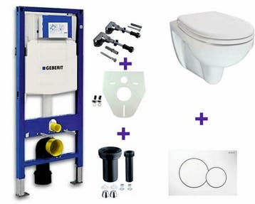 Geberit UP-320 + Trevi one pack + Sigma 01 wit, Ophalen of Verzenden