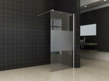 Sanifun douchewand Drago 1100 x 2000 NANO glas met strook ma, Nieuw
