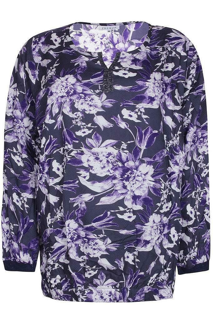 Shirt Zhenzi PULVER elastiek taille maat 58, Kleding | Dames, T-shirts, Verzenden
