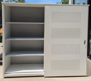 PAMI schuifdeurkast in topstaat B180 H156 D50 - 5 stuks, Ophalen, Tijdloos - modern, Overige materialen, 150 tot 200 cm