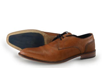Manfield Veterschoenen in maat 42 Cognac, Kleding | Heren, Schoenen, Manfield, Overige kleuren, Verzenden, Zo goed als nieuw