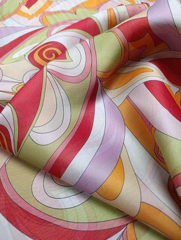 B597 - 480 x 140 cm - Doppia Organza di Pura Seta –
