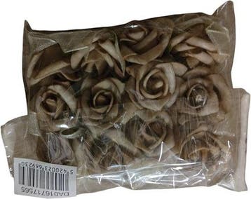 Mini Foam Roos Sand 2 cm Zelfklevend Pak, Nieuw