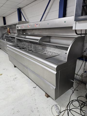 Gereviseerde Perfecta bakwand friteuse VR 3x 2 mand ABM+Bkpl, Ophalen of Verzenden, Nieuw in verpakking