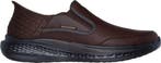 Skechers Slade - Cooper - Heren Instappers - Donkerbruin..., Verzenden