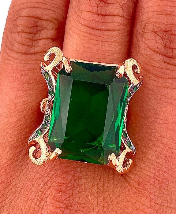 Sans prix de réserve - Bague - 9 carats Or rose, Argent, Handtassen en Accessoires, Ringen