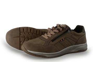 Puccetti Sneakers in maat 42 Bruin, Kleding | Heren, Schoenen, Bruin, Verzenden, Zo goed als nieuw, Sneakers