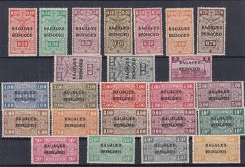 Belgique 1935 - Bagages - OBP : BA 1/24, Gestempeld