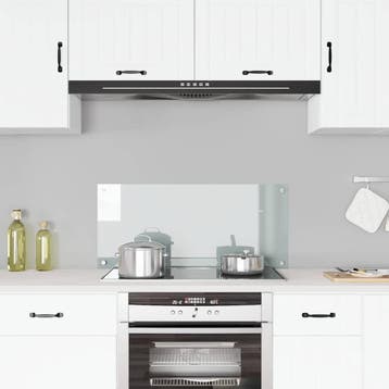 vidaXL Spatscherm keuken 90x40 cm gehard glas transparant, Verzenden