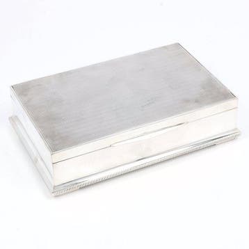 Europa ca. 1960-1970 - Boîte à cigares - Argent 835
