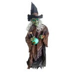 Halloween Decoratie Dansende Heks Dyvora 90cm Animatronic, Kinderen en Baby's, Speelgoed | Poppen, Nieuw