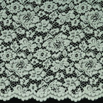 10 meter kant stof - Lichtgroen - 100% polyester, Verzenden, 120 cm of meer, Kant, Groen