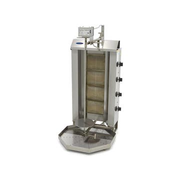 Kebab grill - 4 brûleurs - 50 kg de viande - gaz - Rénové, Verzenden, Autres types