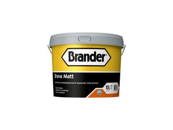 Veiling - Brava Matt Muurverf Binnen 5L Wit, Bricolage & Construction, Peinture, Vernis & Laque