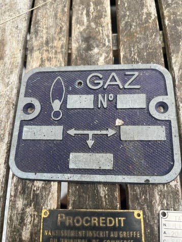 Gasplaten - bold - procredit- jeumont en P.deSouza - gaz -, Antiquités & Art