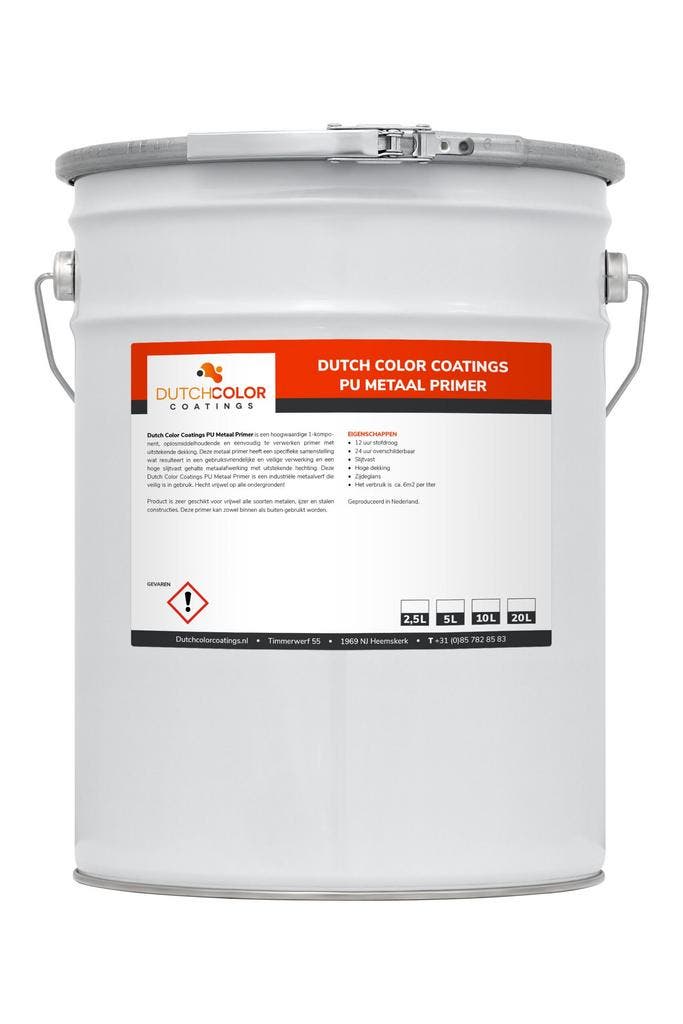 DCC PU Metaalprimer Wit 5L, Bricolage & Construction, Peinture, Vernis & Laque, Envoi