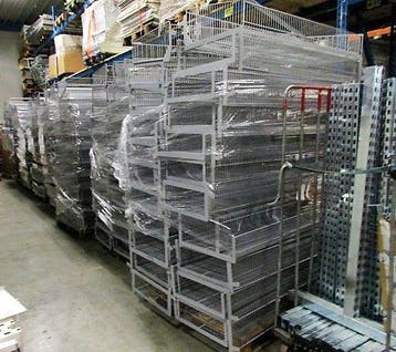 Inhangmand 125cm breed en 47cm diep