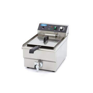 Frituurpan horeca | 50–200°C | RVS | Tapkraan | 3kW (230V), Verzenden, Nieuw in verpakking